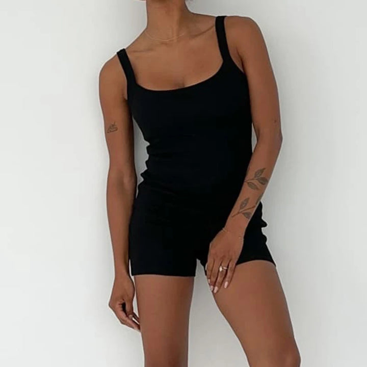 'Your Summer Partner' Sleeveless Playsuit