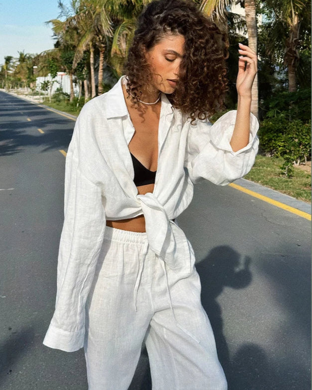 Daydreaming Loose Shirt Matching Set