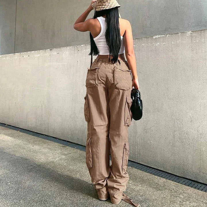 Pocket Parade Wide Leg Pants