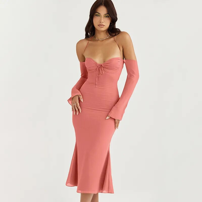 Curve-Hugging Midi Delight Bodycon Dress Bella Chix Co Curve-Hugging Midi Delight Bodycon Dress Bella Chix Co