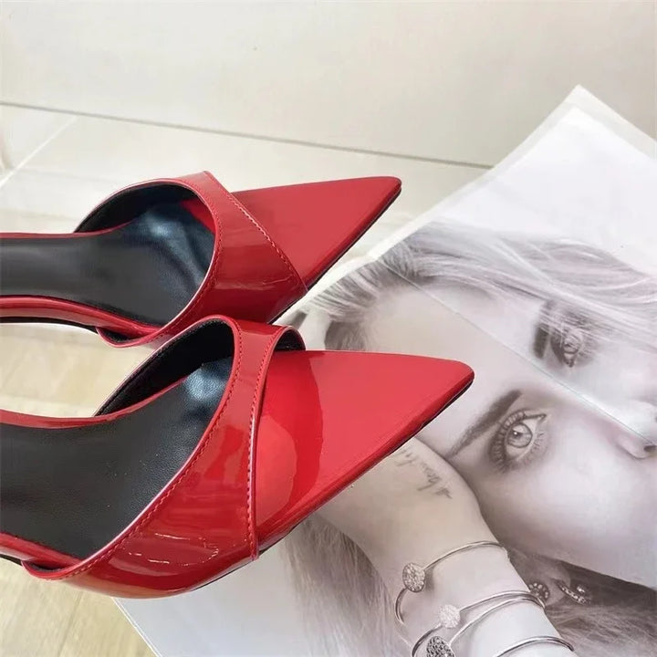 Zena Pointed Toe Slingback Heels