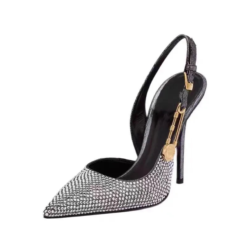 Carmella Sequined Pointed Toe Pumps