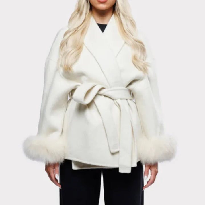 All Fur It Faux Fur Woolen Coat