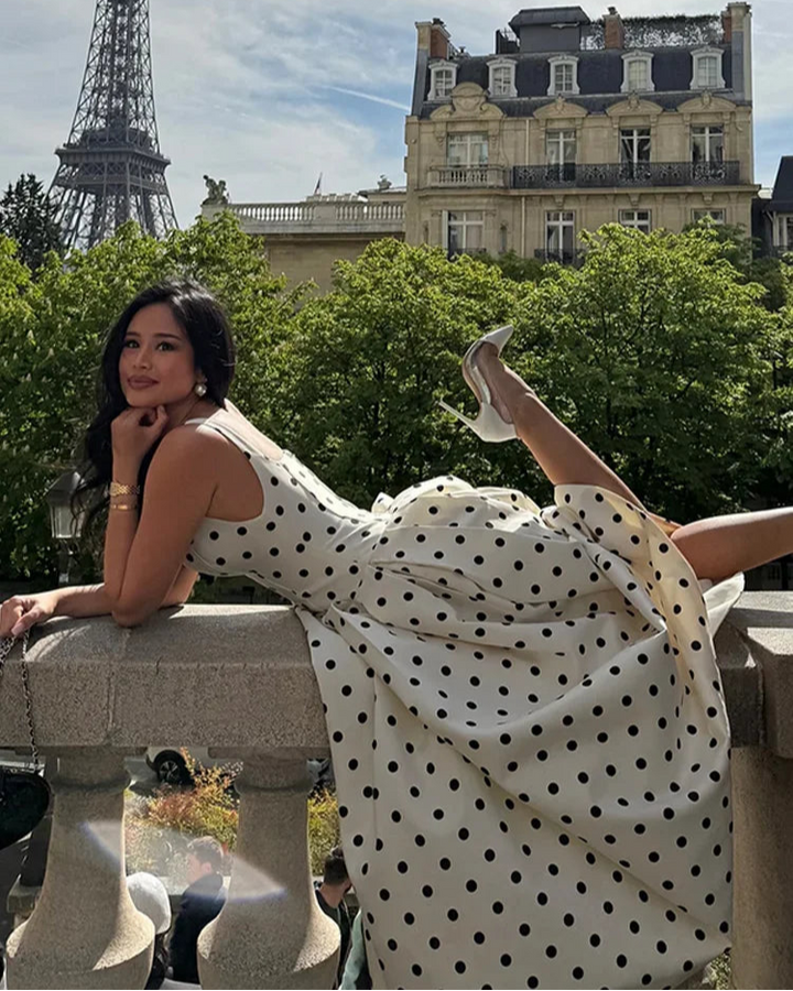 Amora Polka Dots Midi Dress