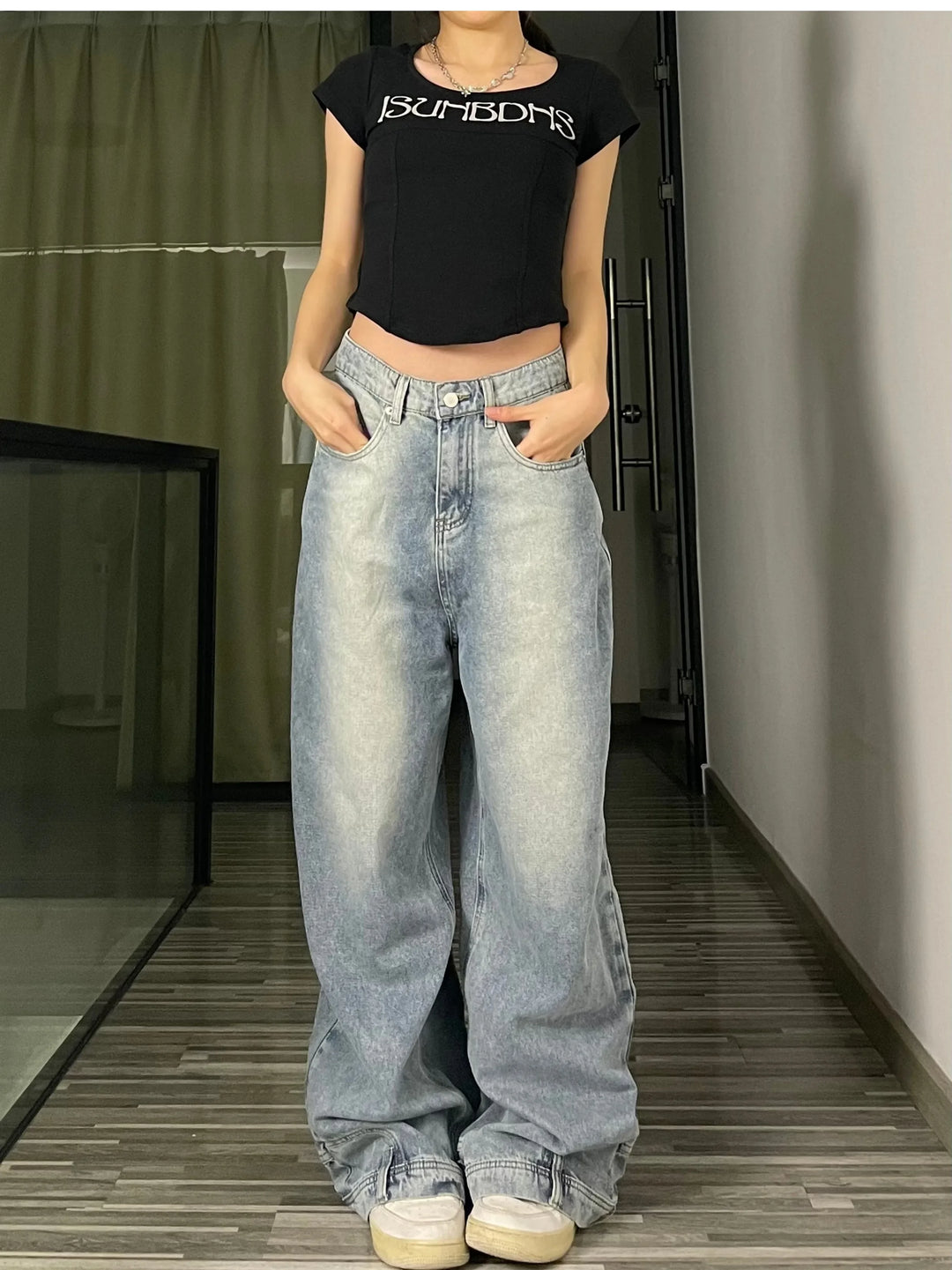 Ayana High Waisted Baggy Jeans