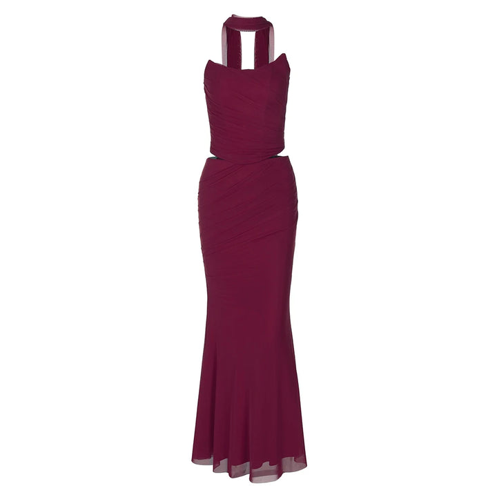 Bellamy Strapless Set With Scarf