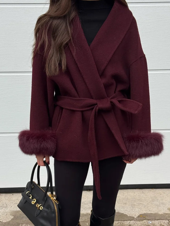 All Fur It Faux Fur Woolen Coat