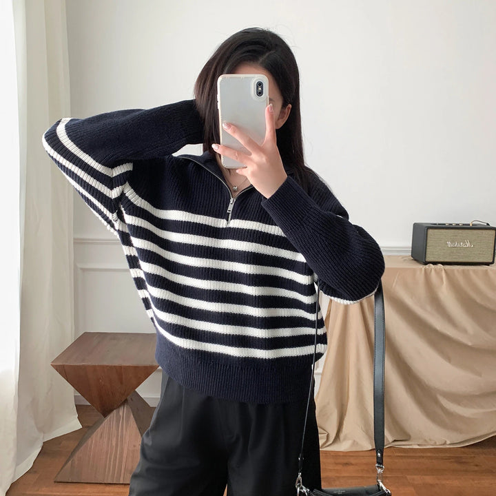 Sabrila Turtleneck Loose Pullover