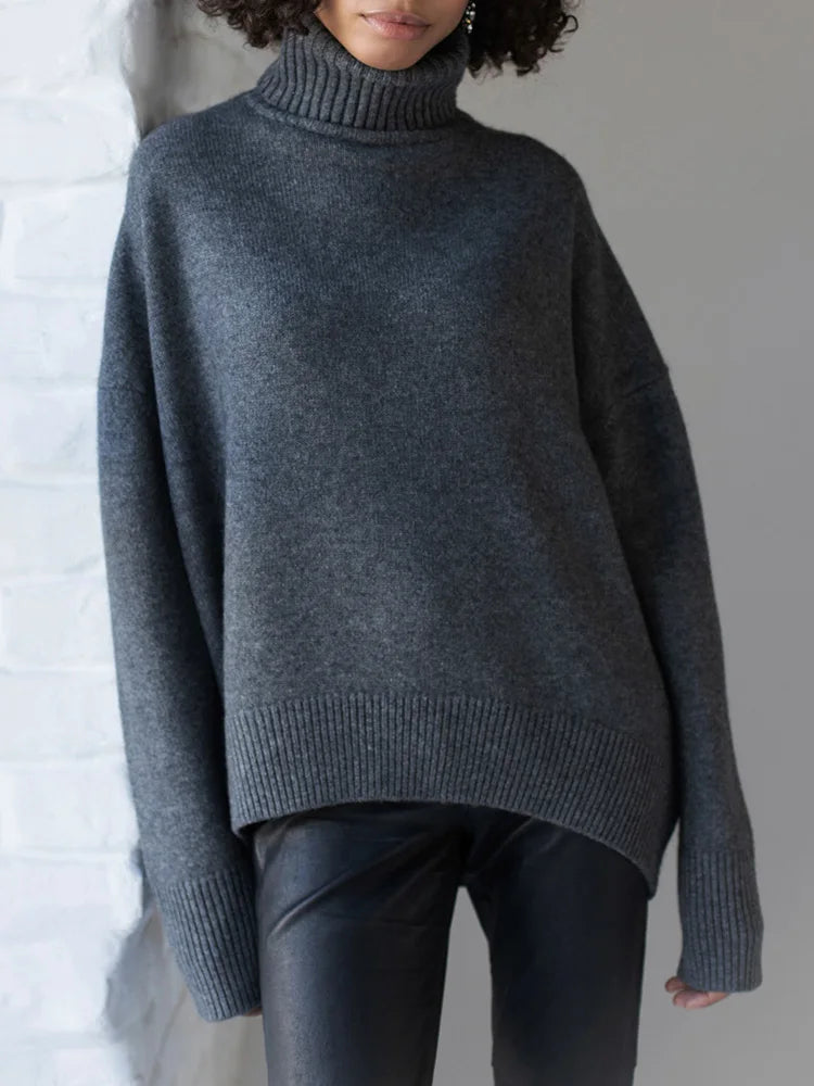 Kyra Turtleneck Oversize Sweater