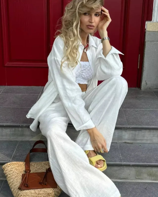 Daydreaming Loose Shirt Matching Set