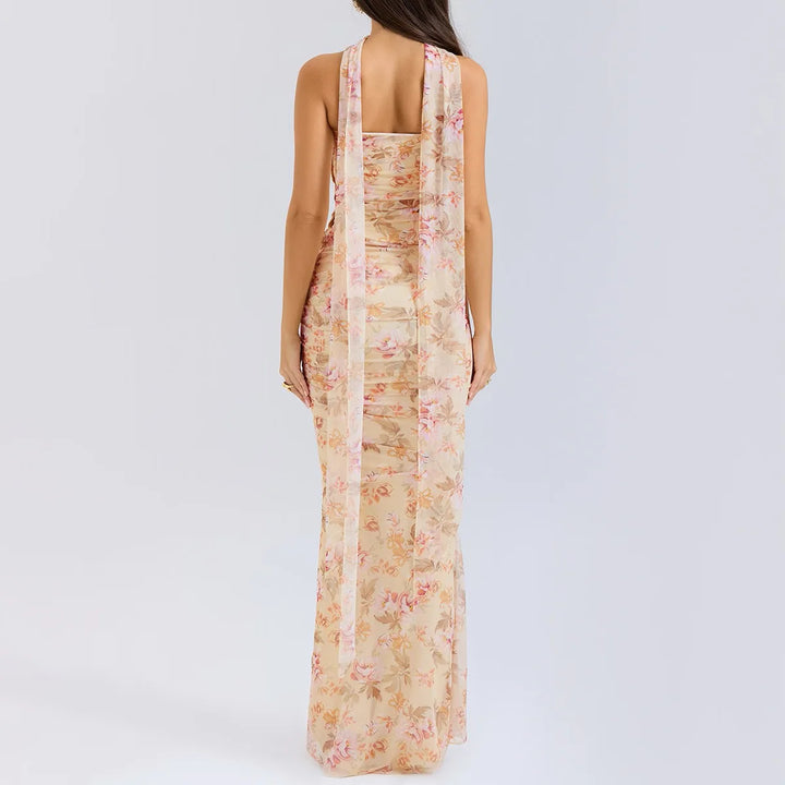 Bellamy Strapless Set With Scarf