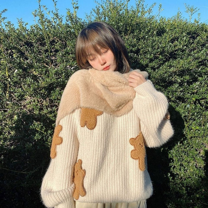 Dusty Bear Knitted Pullover